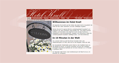 Desktop Screenshot of hotel-knell.de