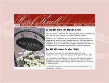 Tablet Screenshot of hotel-knell.de
